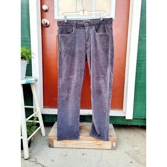 HP Calvin Klein Micro Corduroy, Slim Fit, Front Insert Pockets Men's Pants - Picture 2 of 11